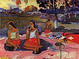 Paul Gauguin Canvas Paintings - Delightful Drowsiness